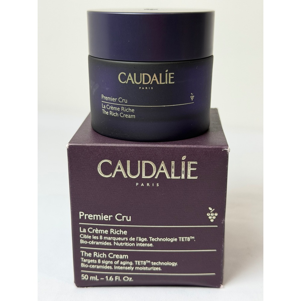Caudalie Premier Cru The Rich Cream Women 50ml Purple New Anti-Aging Moisturizer